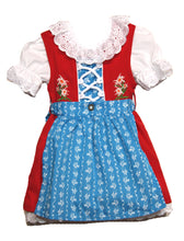 Laden Sie das Bild in den Galerie-Viewer, Rotes Dirndl mit SCHÜRZE in 4 Farben