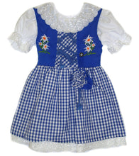 Laden Sie das Bild in den Galerie-Viewer, Dirndl mit KAROMUSTER in 9 verschiedenen Farben