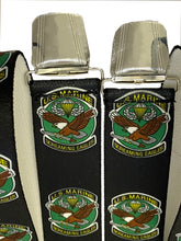 Laden Sie das Bild in den Galerie-Viewer, U.S. MARINE Hosenträger - Marines - Screaming Eagles - Adler (blau)