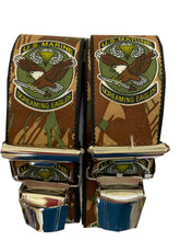 Laden Sie das Bild in den Galerie-Viewer, U.S. MARINE Hosenträger - Marines - Screaming Eagles - Adler (braun)