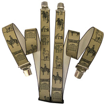 Laden Sie das Bild in den Galerie-Viewer, WESTERN Hosenträger Cowboy Country (beige)