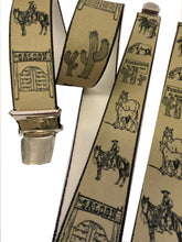 Laden Sie das Bild in den Galerie-Viewer, WESTERN Hosenträger Cowboy Country (beige)