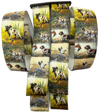 Laden Sie das Bild in den Galerie-Viewer, Hosenträger JAGD - Hund - Szene (glänzende KUNSTSEIDE)