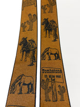 Laden Sie das Bild in den Galerie-Viewer, WESTERN Hosenträger Cowboy Country (braun)