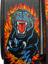 Laden Sie das Bild in den Galerie-Viewer, PANTHER Hosenträger elegant (Schwarz/Feuer)