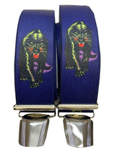 Laden Sie das Bild in den Galerie-Viewer, PANTHER Hosenträger elegant (Blau)