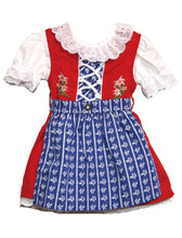Laden Sie das Bild in den Galerie-Viewer, Rotes Dirndl mit SCHÜRZE in 4 Farben
