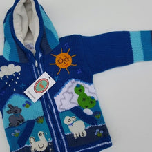Laden Sie das Bild in den Galerie-Viewer, Kinder-Jacke "MIT FLEECE" von 2 - 8 Jahren in 10 verschiedenen Farben