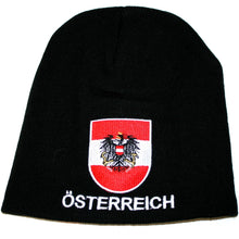 Laden Sie das Bild in den Galerie-Viewer, Haube ÖSTERREICH schwarz